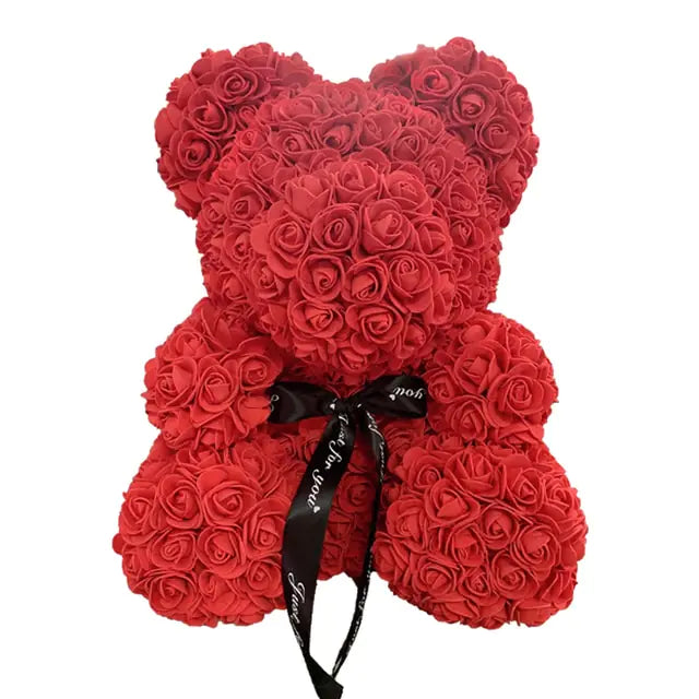 15" Rose Teddy Bear Valentine's Gift For Your Special Someone! - Big Ass Store