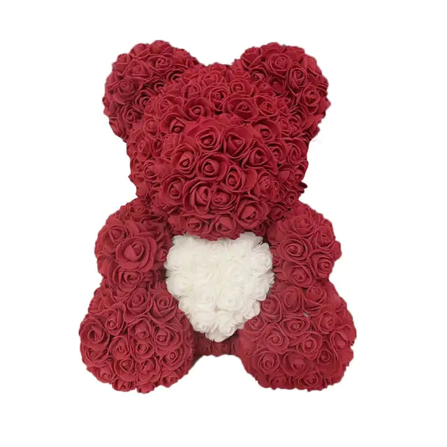 15" Rose Teddy Bear Valentine's Gift For Your Special Someone! - Big Ass Store