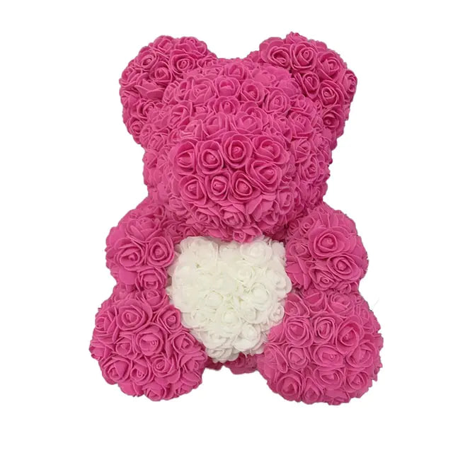 15" Rose Teddy Bear Valentine's Gift For Your Special Someone! - Big Ass Store