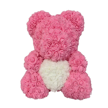 15" Rose Teddy Bear Valentine's Gift For Your Special Someone! - Big Ass Store